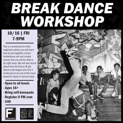 ADULT BREAKDANCE WORKSHOP