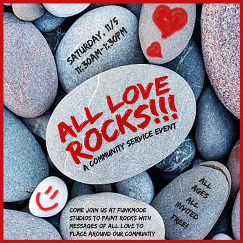 All Love Rocks Community Service Event